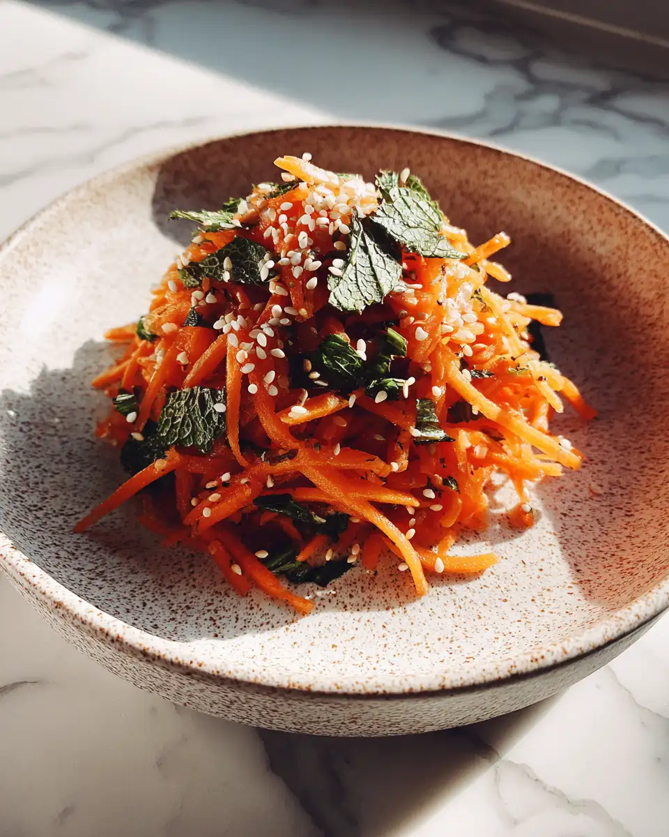 Crunchy Korean Carrot Salad: A Flavorful Twist on Tradition - Featured Image