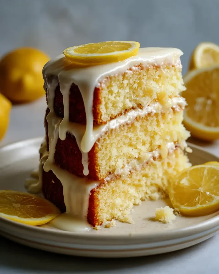 Irresistibly Zesty: Discover the Ultimate Moist Lemon Cake Recipe - Featured Image