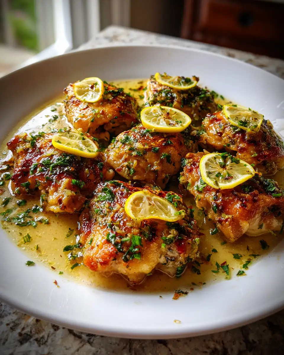 Zesty Lemon Garlic Butter Chicken Thighs That Will Wow Your Taste Buds - Featured Image