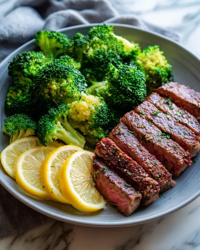 Savor the Zest: Lemon Garlic Butter Steak with Broccoli Bliss - Featured Image