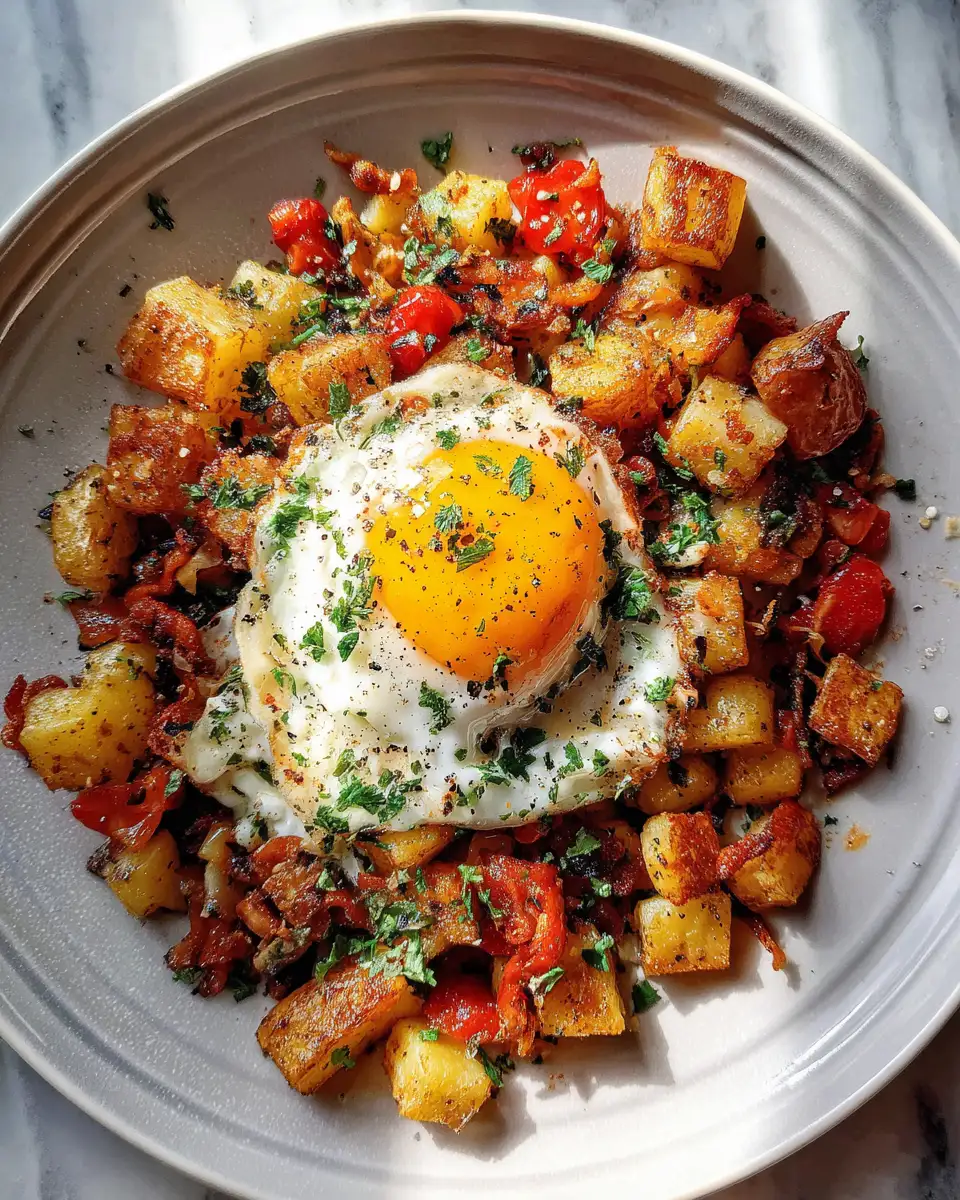 Sizzling Loaded Brunch Potato Skillet Sensation - Featured Image