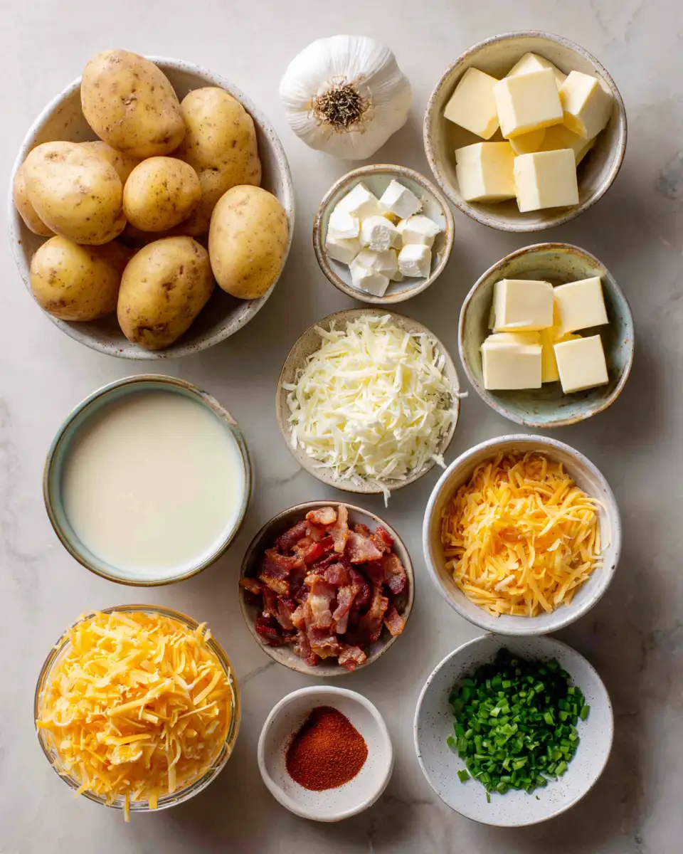 Ingredients for Savor the Ultimate Comfort: Loaded Outback Potato Soup Recipe