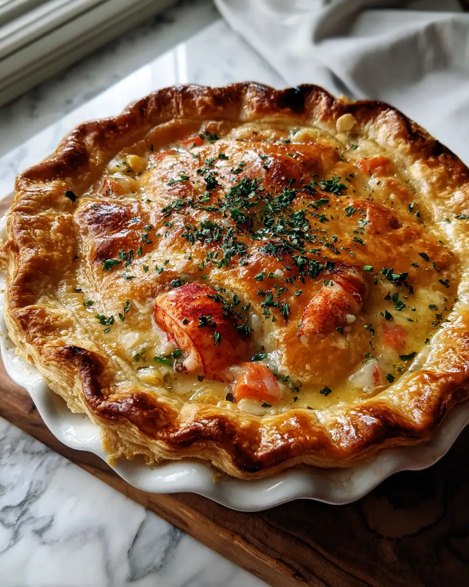 Final dish - Decadent Comfort: Dive into the Ultimate Lobster Pot Pie Experience