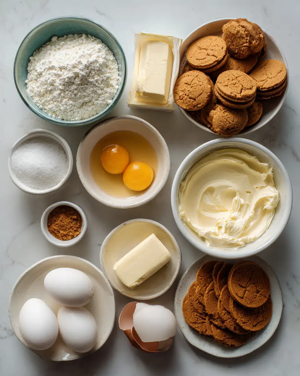 Ingredients for Indulge in Decadence: An English Recipe for Lotus Speculoos Cheesecake