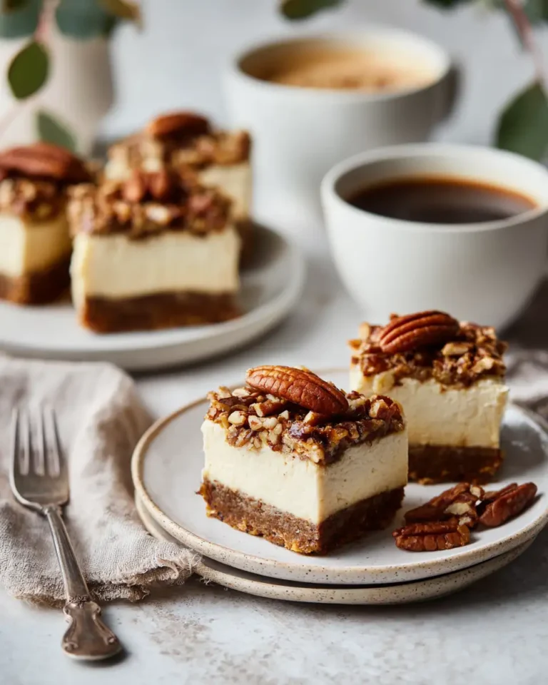Indulge in Autumn Bliss with Maple Pecan Cheesecake Bars - Featured Image