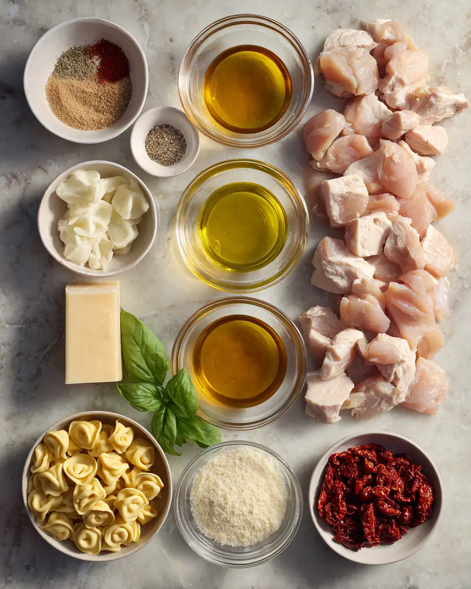 Ingredients for Marry Me Chicken Tortellini: A Dish Worth Falling For