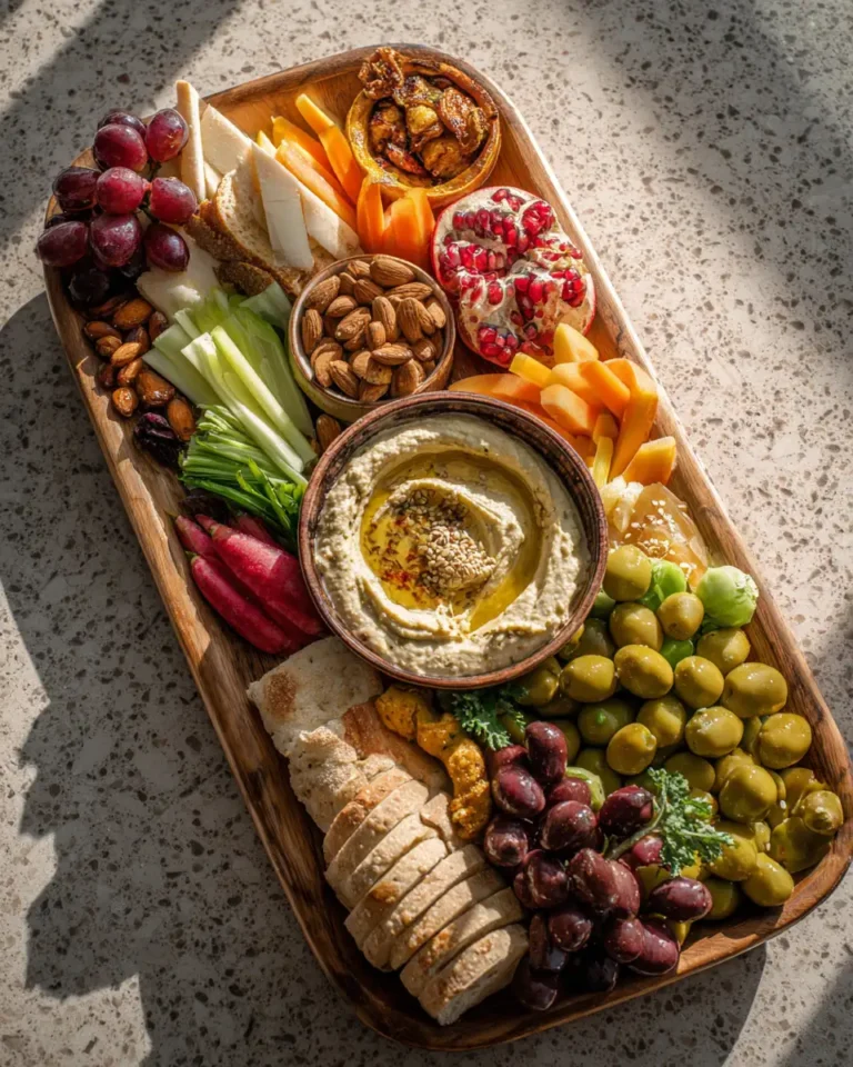 Dive into Delight: Crafting the Ultimate Mediterranean Hummus Platter Board - Featured Image