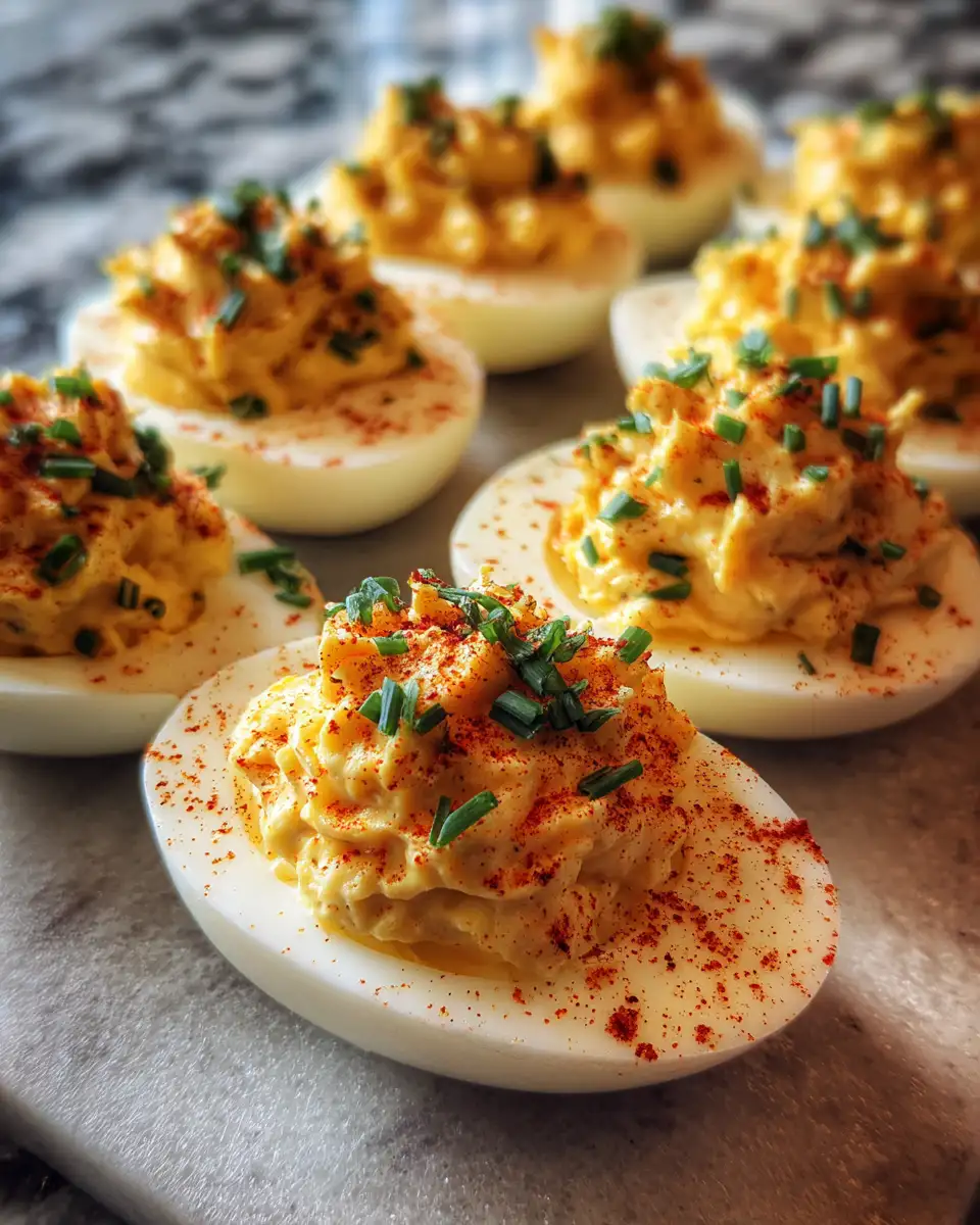 Final dish - Million Dollar Deviled Eggs That Will Wow Your Taste Buds