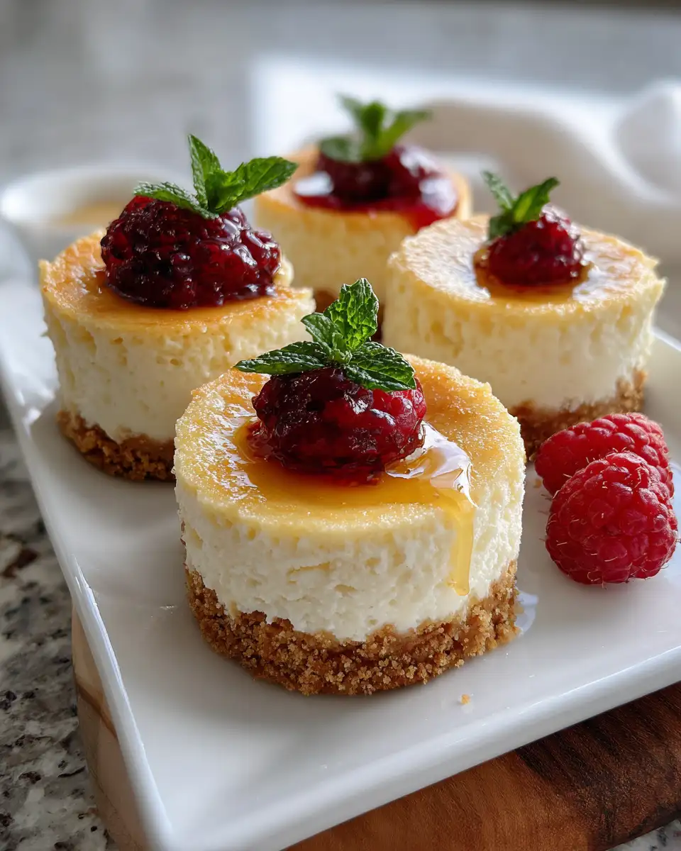 Zesty Delight in Every Bite Mini Lemon Cheesecakes - Featured Image