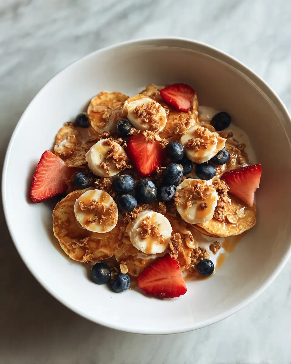 Final dish - Mini Pancake Cereal Bowl: The Breakfast Trend You Need to Try