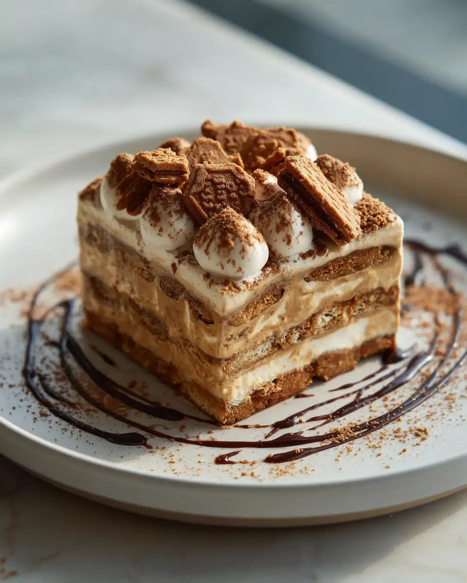 Final dish - Irresistibly Easy No-Bake Biscoff Delights