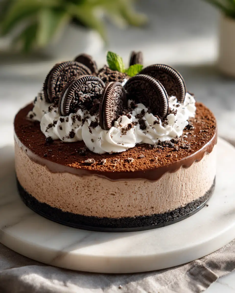 Final dish - Indulge in Decadence with This No Bake Oreo Cheesecake Recipe
