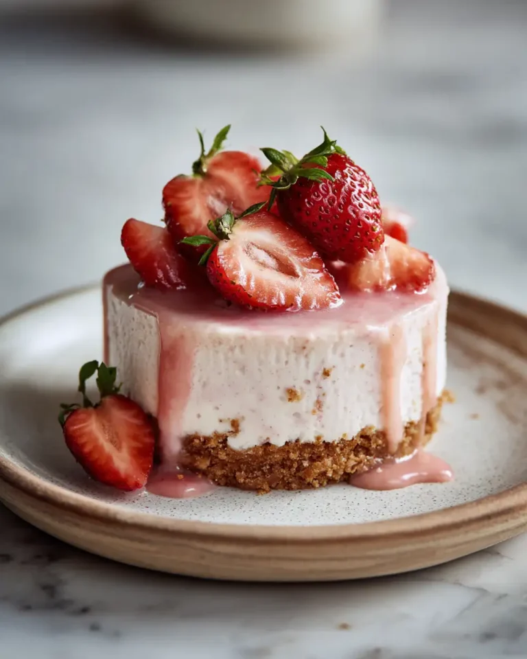 Irresistible No Bake Strawberry Cheesecake Delight - Featured Image