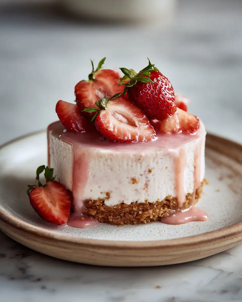 Irresistible No Bake Strawberry Cheesecake Delight - Featured Image