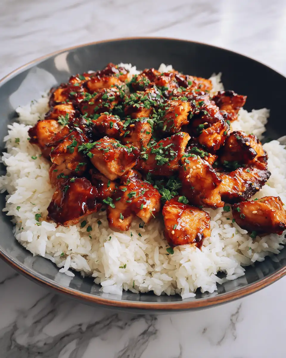Sizzle and Simplicity: One-Pan Bold Honey BBQ Chicken Rice Delight - Featured Image