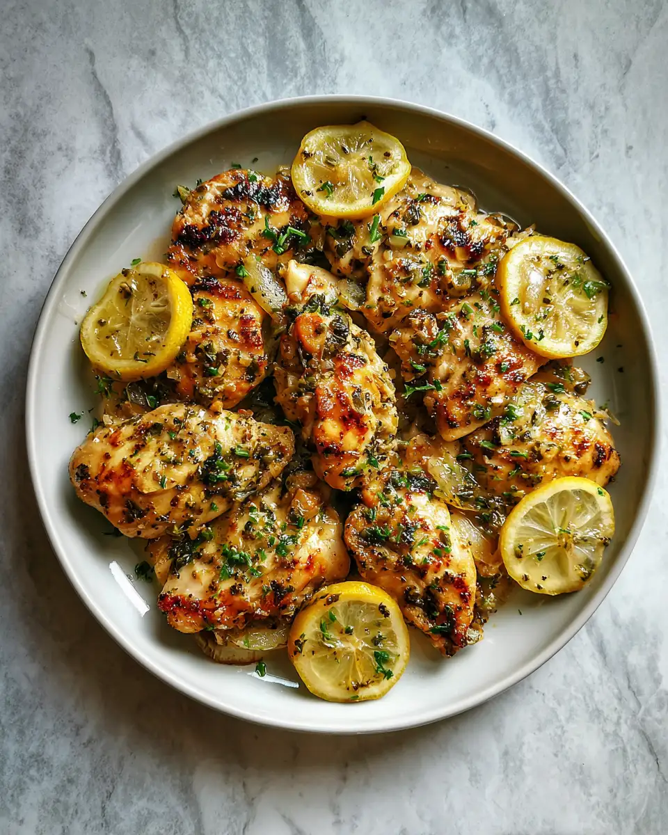 Final dish - Zesty One Pan Lemon Chicken Dinner: Easy, Flavorful, and Fuss-Free