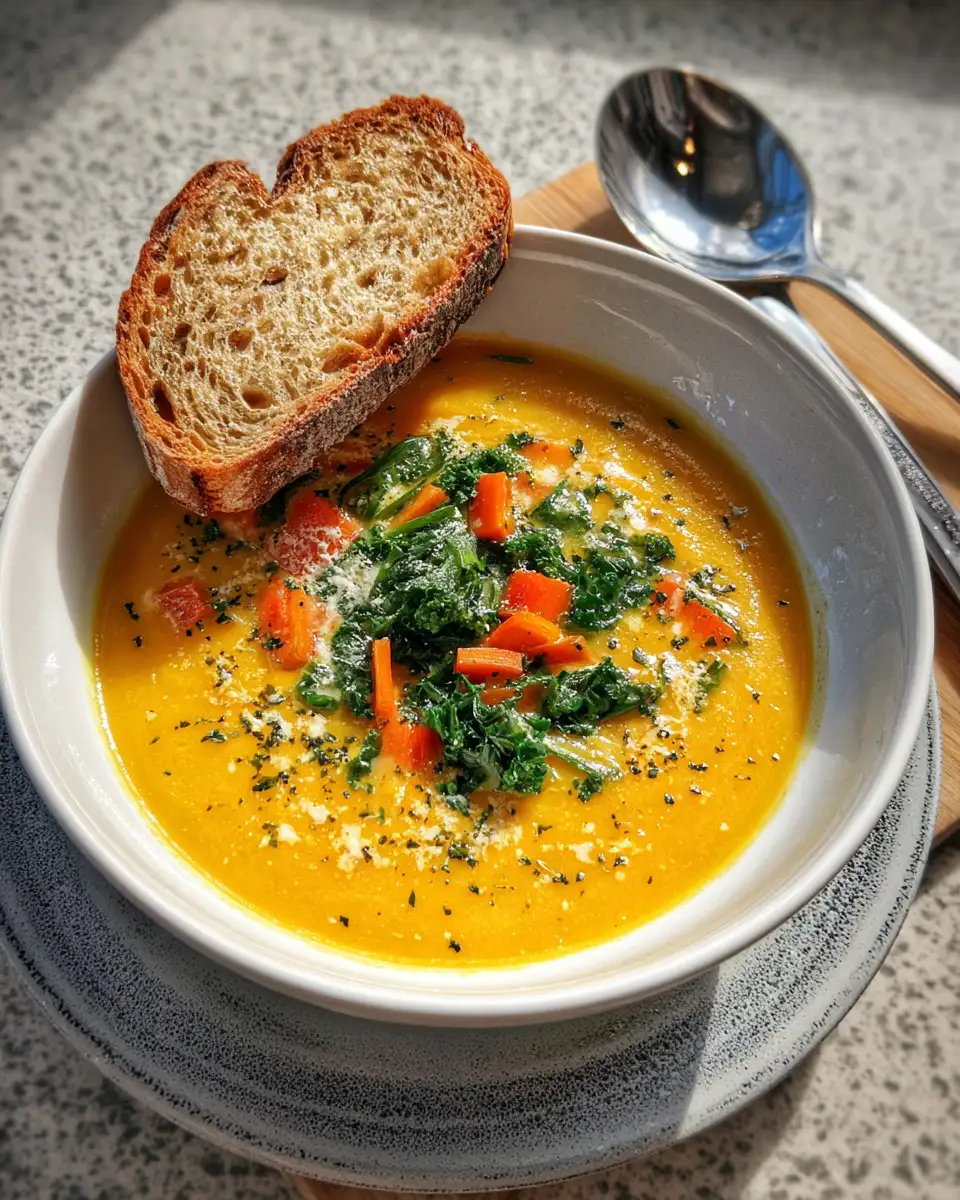 Final dish - Velvety Veggie Delight Dive into One-Pot Creamy Vegetable Soup Bliss
