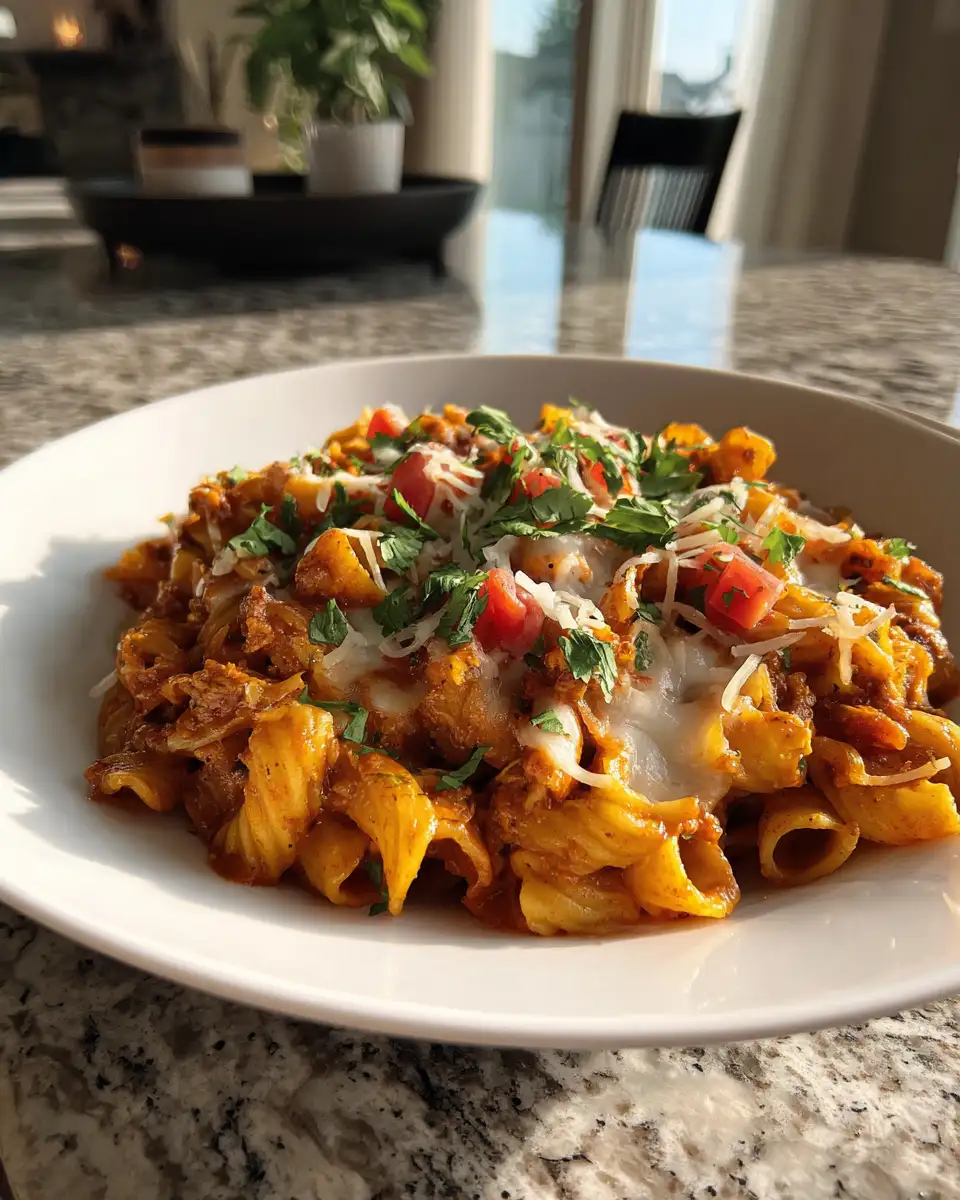 One Pot Enchilada Pasta: A Fiesta of Flavors in Every Bite - Featured Image