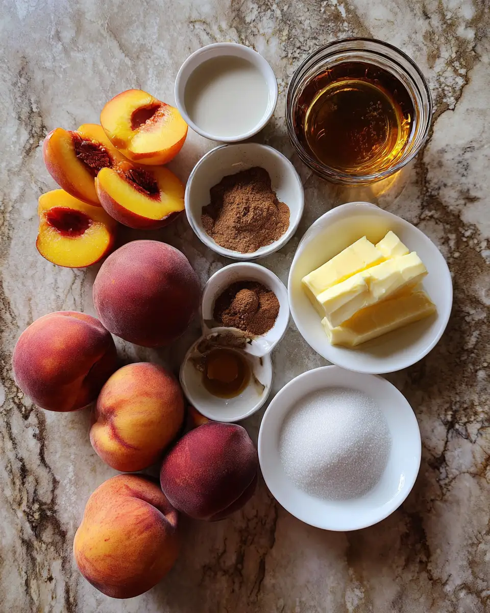 Sizzling Pan Fried Peaches: A Sweet Summer Delight 4 Ingredients for Sizzling Pan Fried Peaches: A Sweet Summer Delight