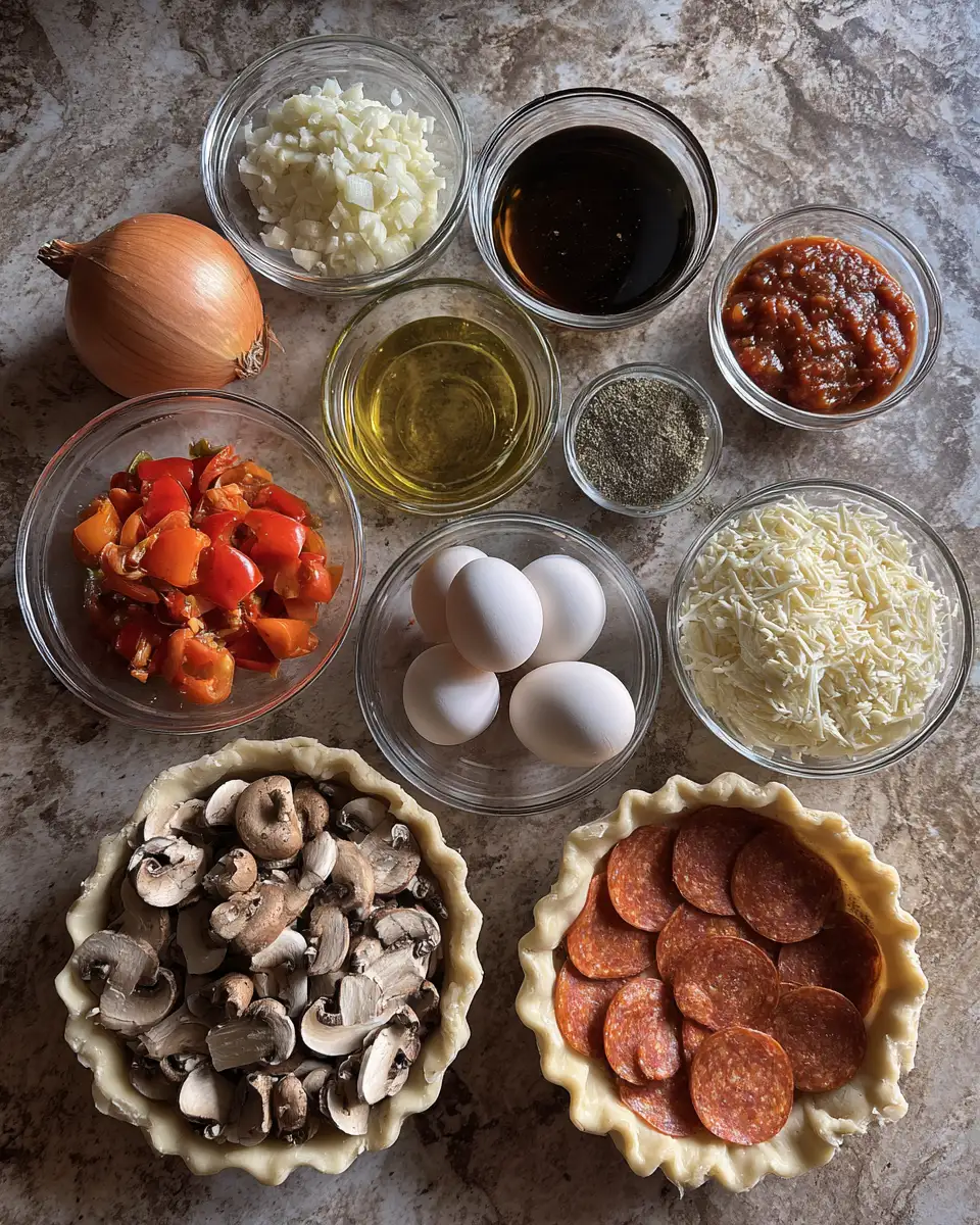 Ingredients for Unleash Flavor with the Perfect Pizza Pot Pie Recipe