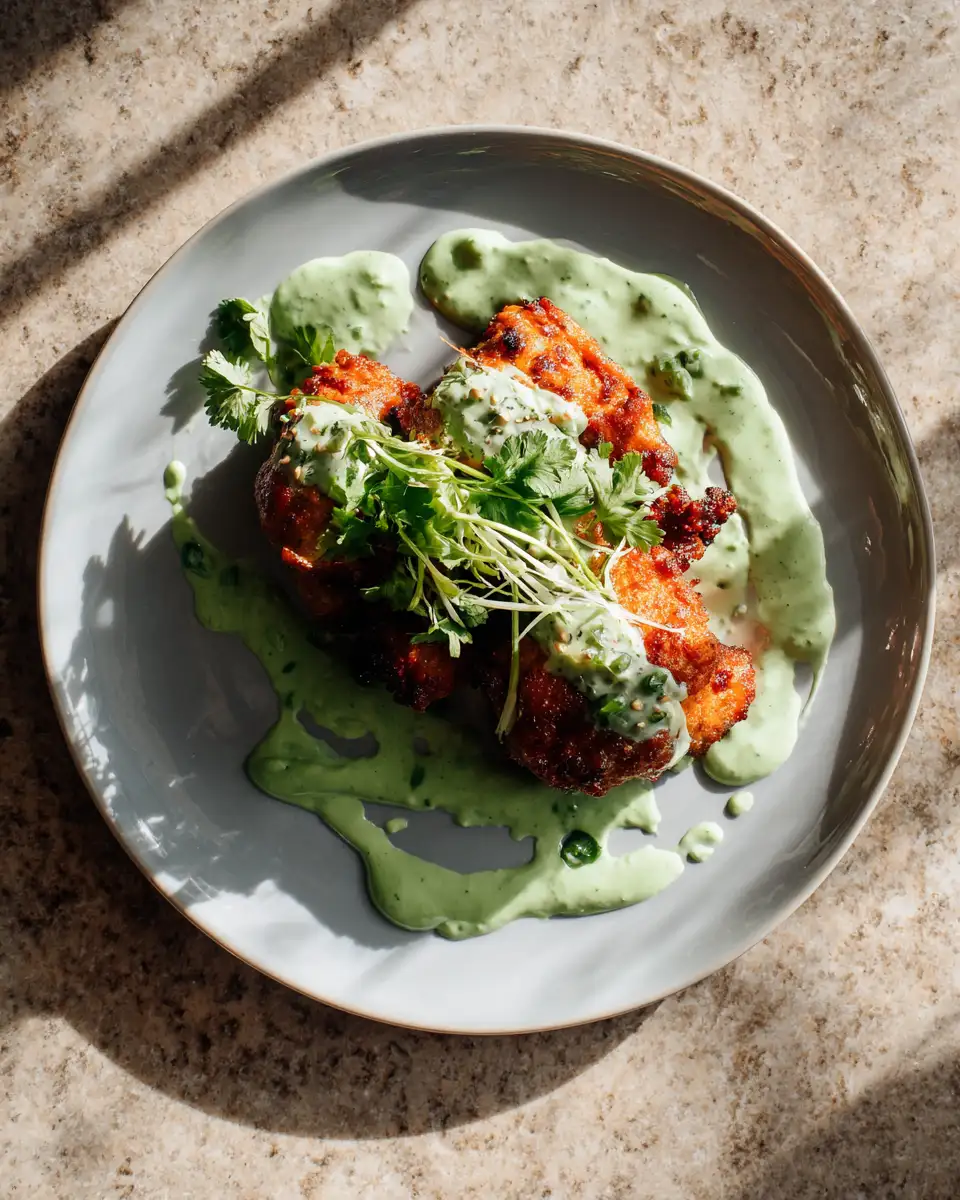 Discover the Flavors of Peru with Irresistible Peruvian Chicken and Creamy Green Sauce - Featured Image