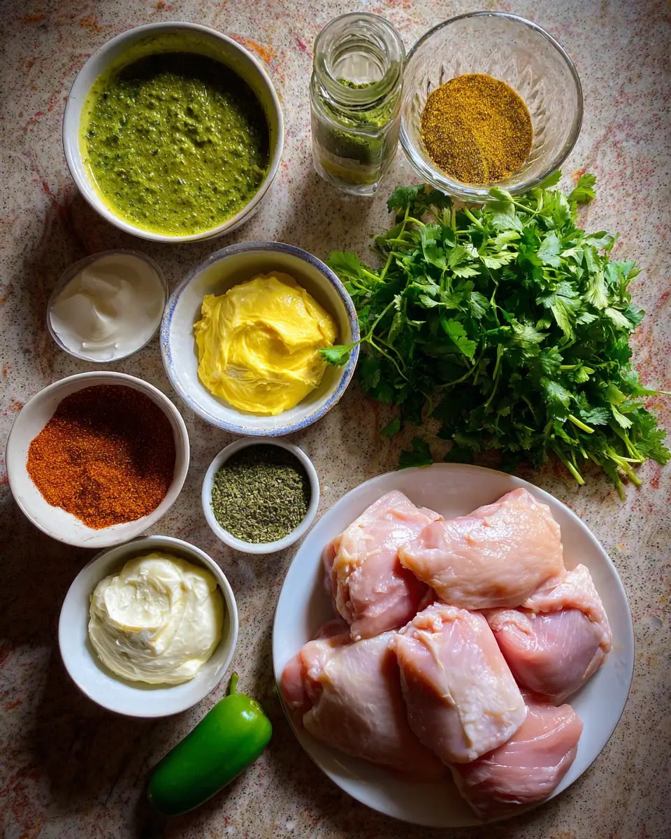 Discover the Flavors of Peru with Irresistible Peruvian Chicken and Creamy Green Sauce 4 Ingredients for Discover the Flavors of Peru with Irresistible Peruvian Chicken and Creamy Green Sauce