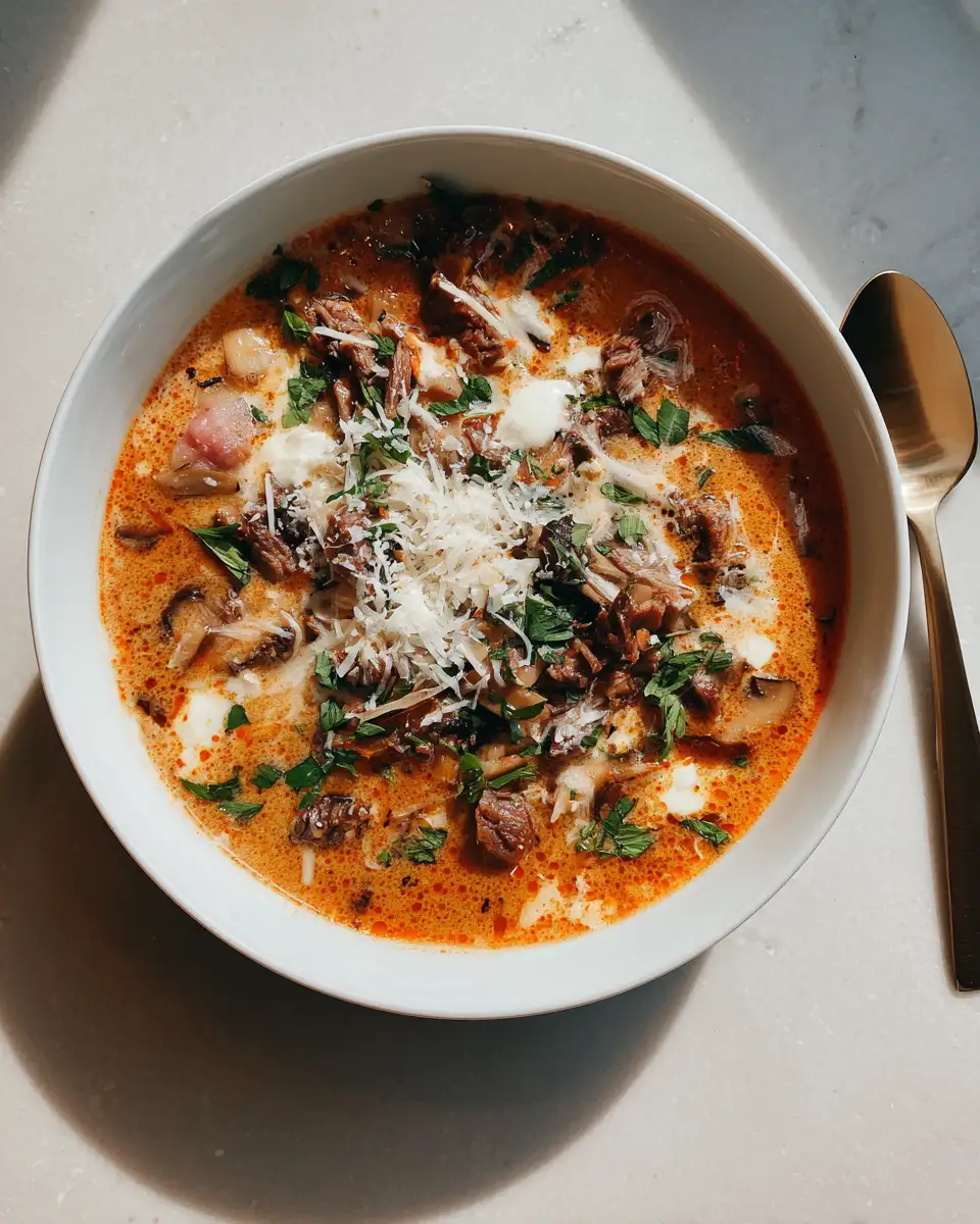 Warm Up with a Bowl of Philly Cheesesteak Soup Magic - Featured Image