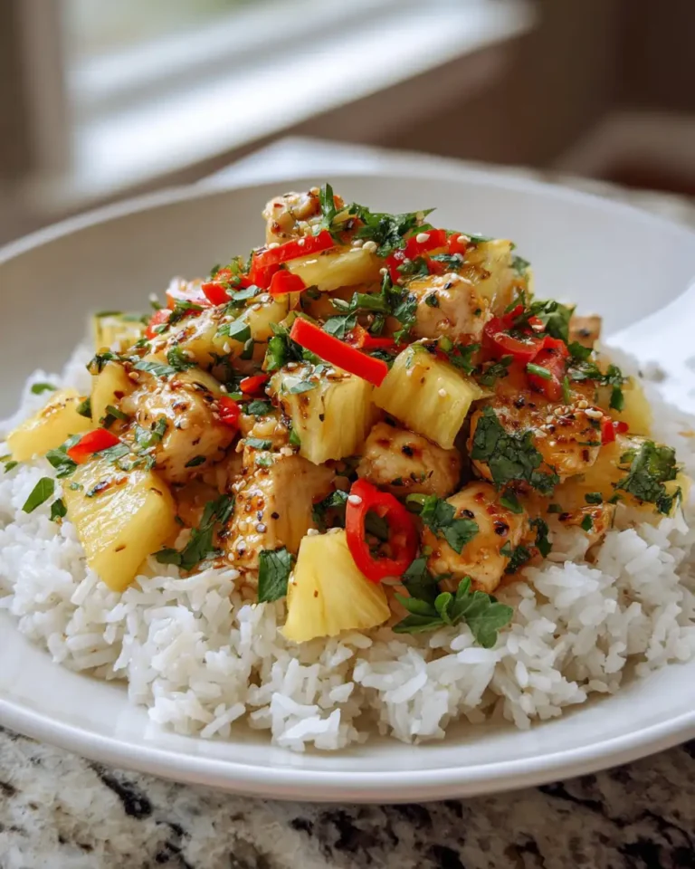 Tropical Bliss: Pineapple Chicken with Rice That Will Transport Your Taste Buds - Featured Image