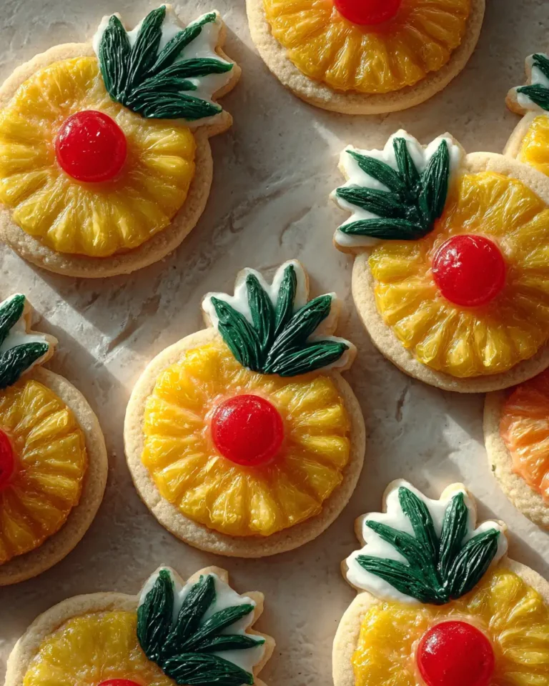 Tropical Twist: Pineapple Upside Down Sugar Cookies Delight - Featured Image