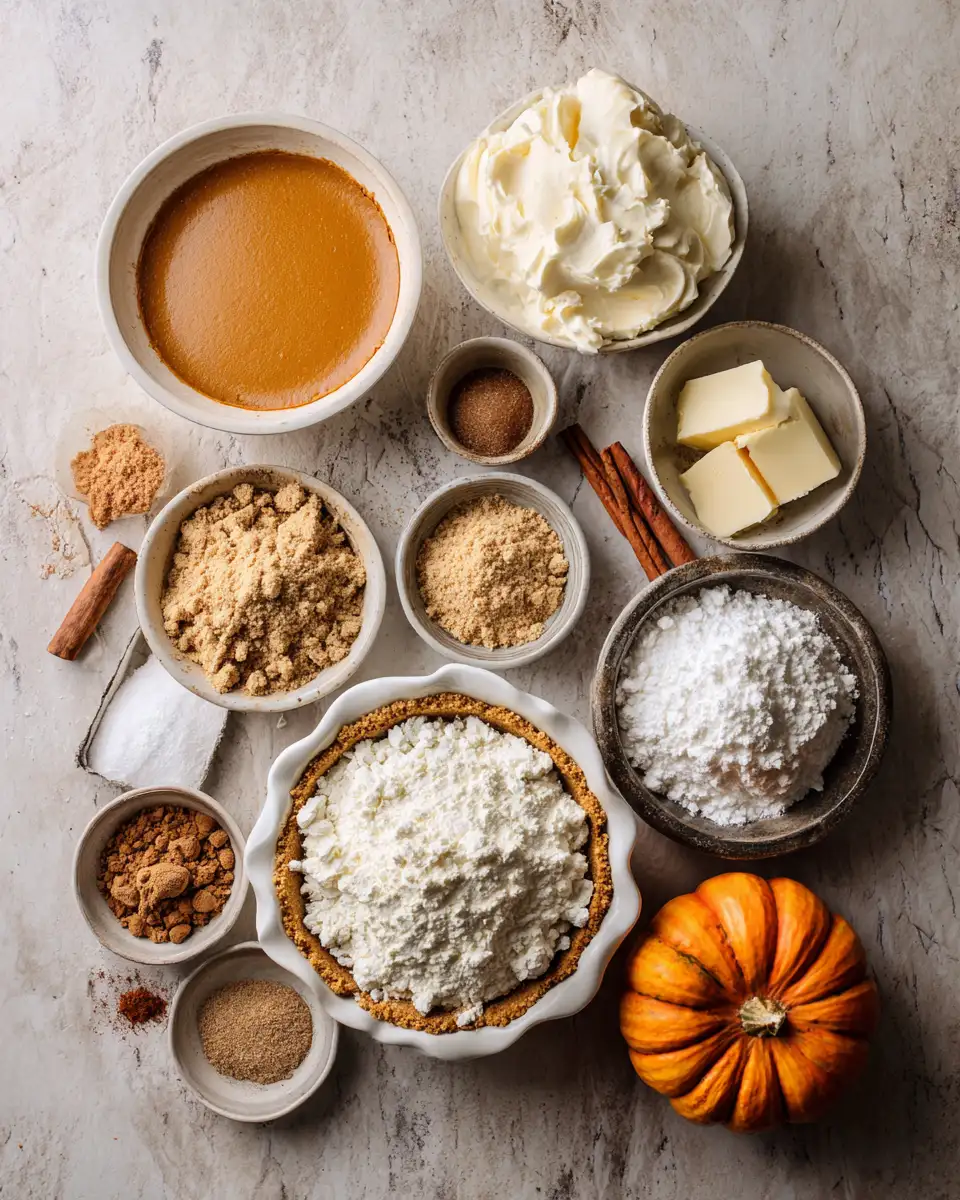 Ingredients for Decadent Pumpkin Cream Pie: Autumn's Best-Kept Secret