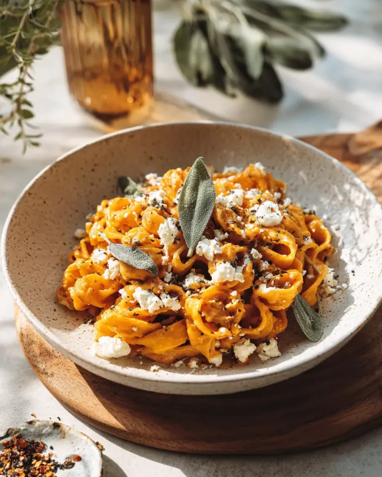 Pumpkin Pasta with Feta: A Cozy Autumn Delight - Featured Image