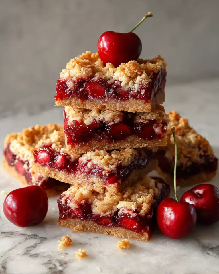 Irresistible Ruby Red Cherry Bars: A Sweet Slice of Bliss - Featured Image