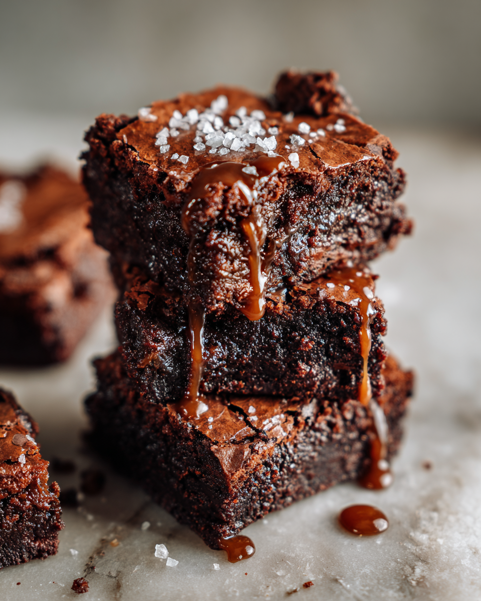 Decadent Delight: Irresistible Salted Caramel Brownies You Need to Try 4 Final dish - Decadent Delight: Irresistible Salted Caramel Brownies You Need to Try