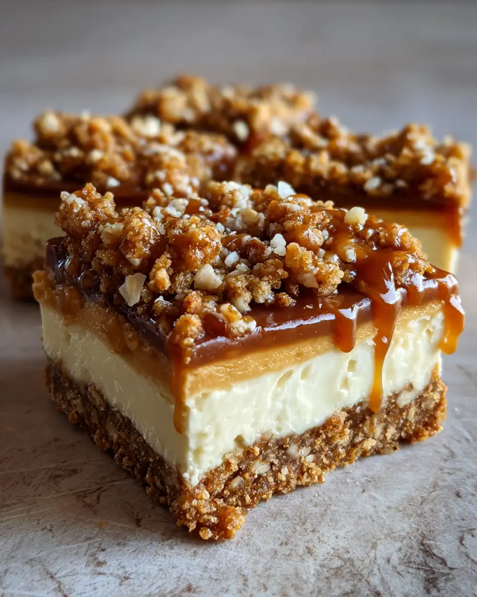 Irresistible Salted Caramel Cheesecake Crunch Bars That Will Wow Your Taste Buds 6 Final dish - Irresistible Salted Caramel Cheesecake Crunch Bars That Will Wow Your Taste Buds
