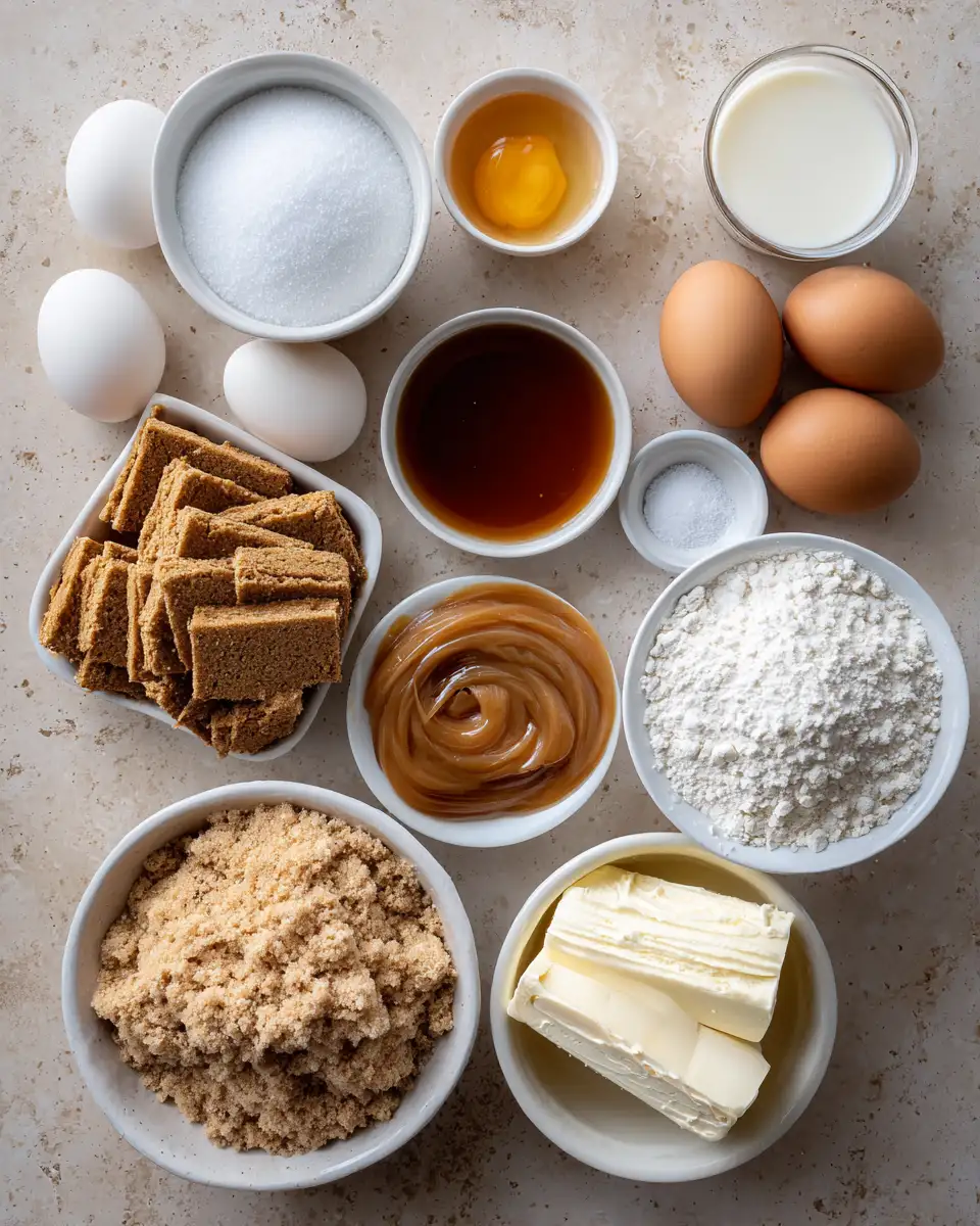 Irresistible Salted Caramel Cheesecake Crunch Bars That Will Wow Your Taste Buds 4 Ingredients for Irresistible Salted Caramel Cheesecake Crunch Bars That Will Wow Your Taste Buds