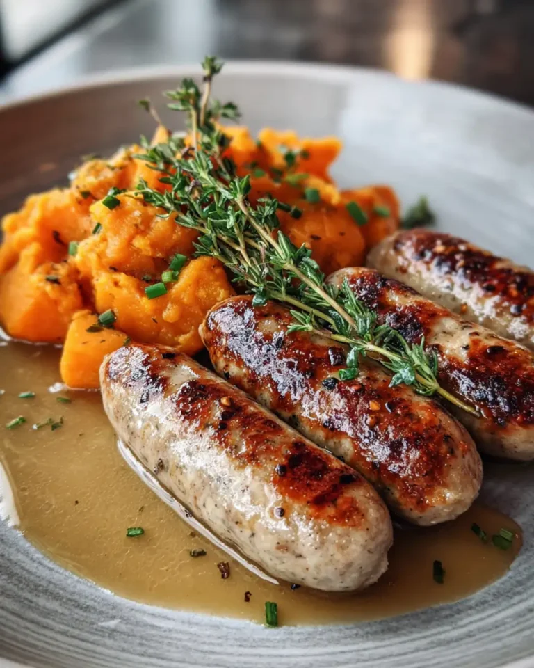 Savor the Perfect Harmony of Sausage and Sweet Potatoes with Honey Garlic Sauce - Featured Image
