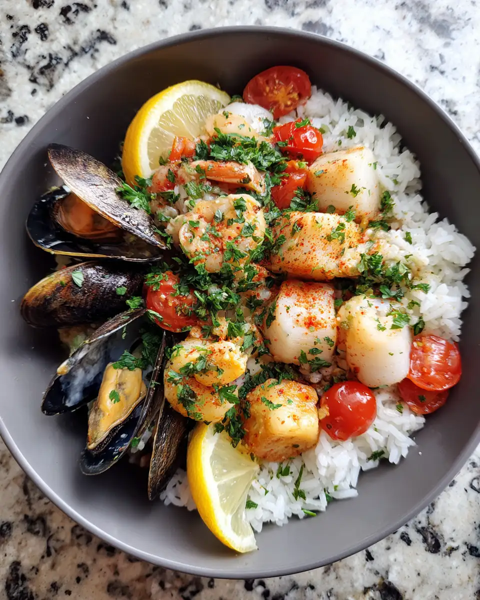 Ingredients for Quick and Delicious: The Ultimate Easy Seafood Bowl Recipe