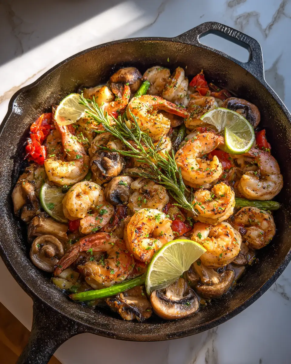 Sizzle and Savor: The Ultimate Seafood Skillet Dinner Delight 6 Final dish - Sizzle and Savor: The Ultimate Seafood Skillet Dinner Delight