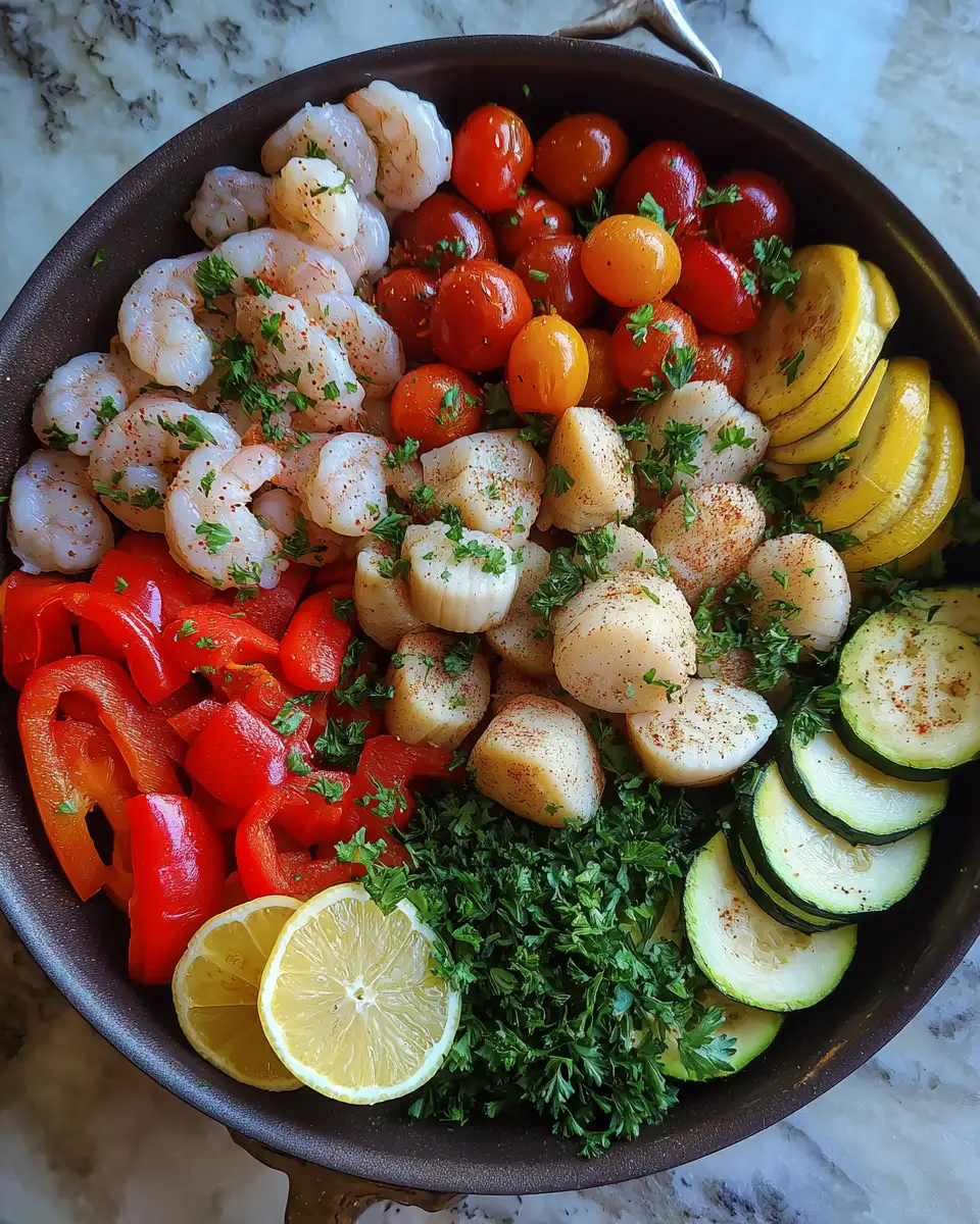 Sizzle and Savor: The Ultimate Seafood Skillet Dinner Delight 4 Ingredients for Sizzle and Savor: The Ultimate Seafood Skillet Dinner Delight