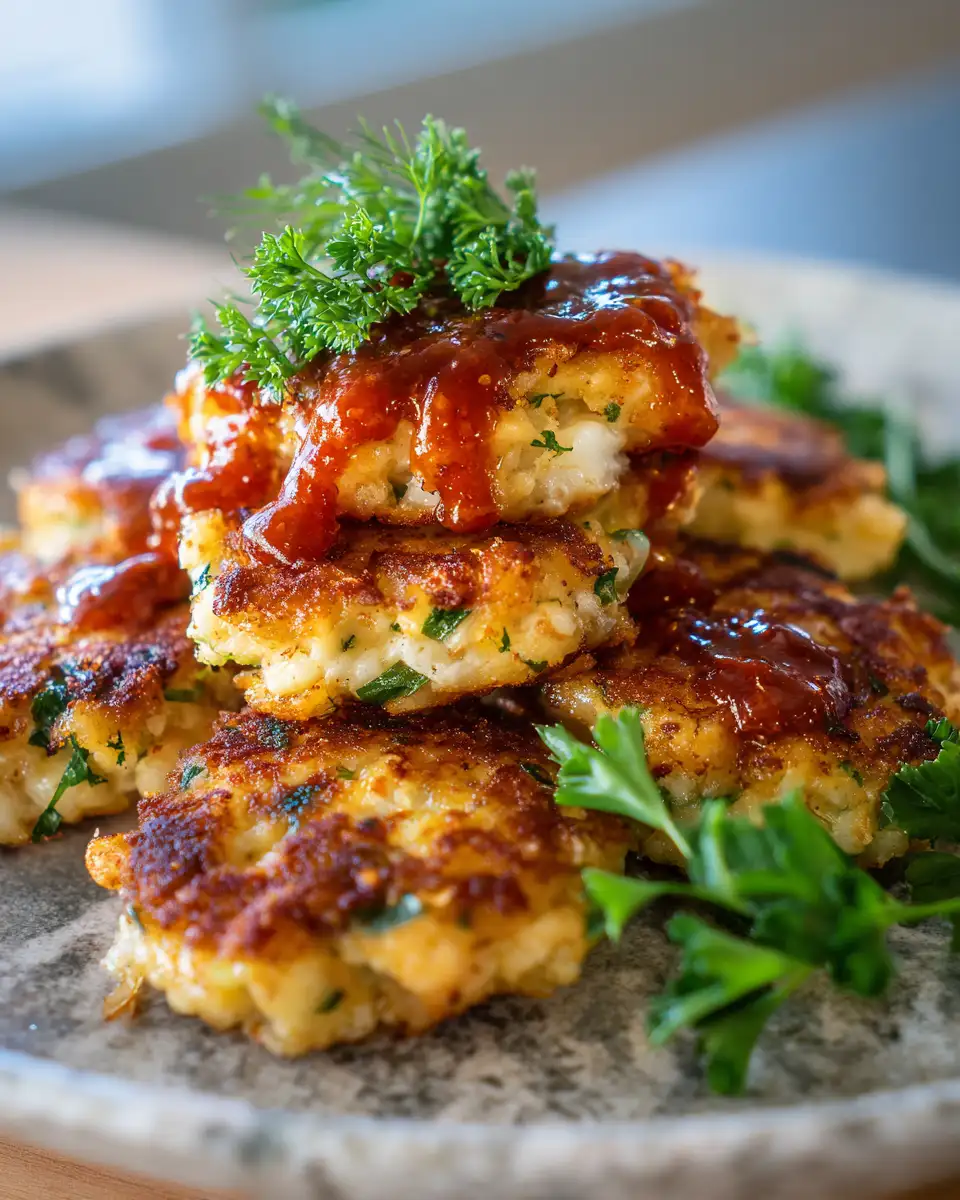 Final dish - Savory Shrimp Cakes: A Coastal Delight in Every Bite