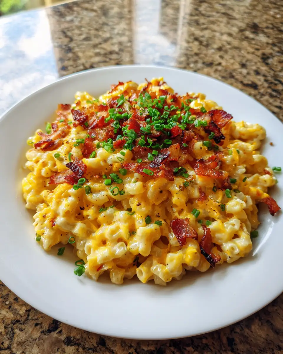 Final dish - Creamy Cheddar Corn with Bacon: A Slow Cooker Sensation