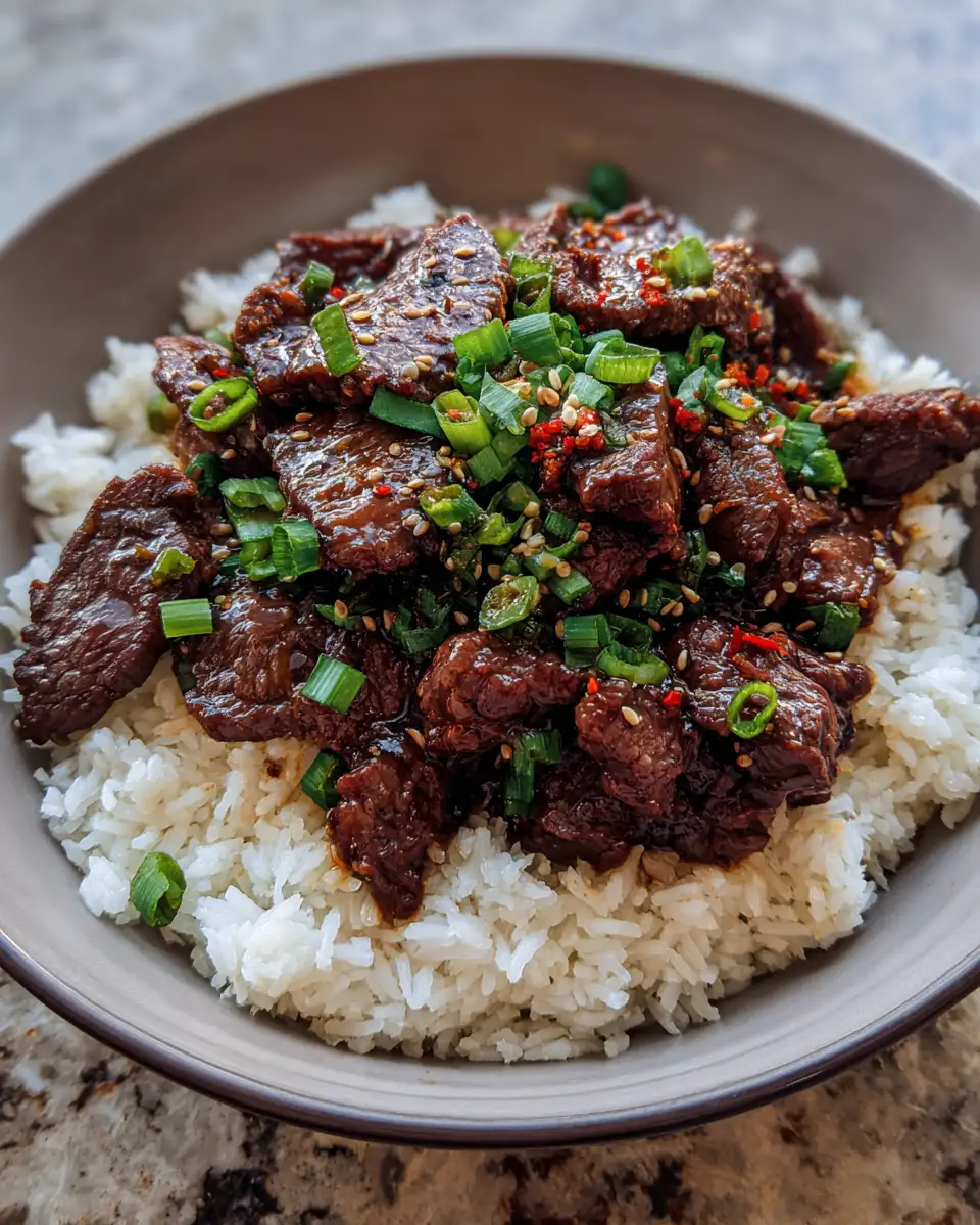 Savor the Flavor: Slow Cooker Korean Beef Made Easy 6 Final dish - Savor the Flavor: Slow Cooker Korean Beef Made Easy