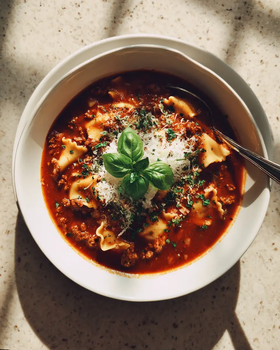 Cozy Up with a Bowl of Slow Cooker Lasagna Soup Magic - Featured Image