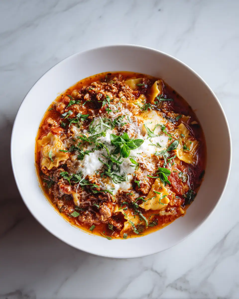 Final dish - Cozy Up with a Bowl of Slow Cooker Lasagna Soup Magic