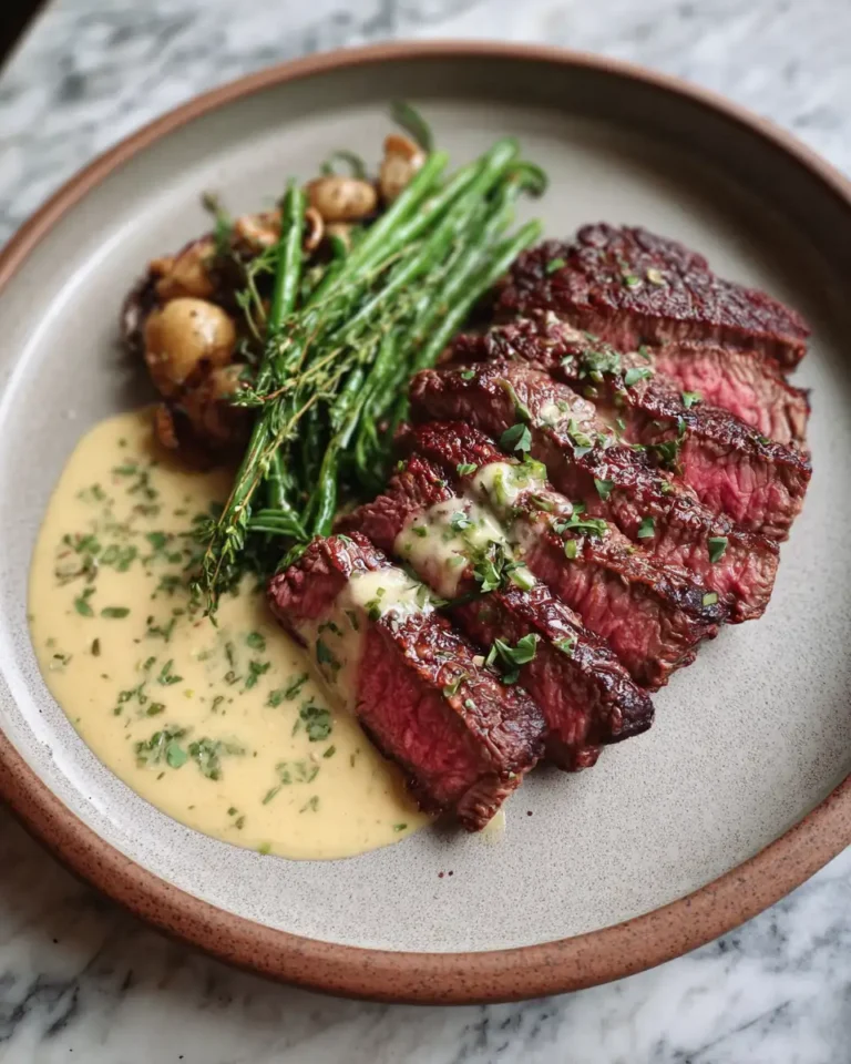 Sizzle and Drizzle: Perfecting Steak with Creamy Garlic Sauce - Featured Image