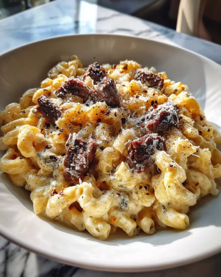 Indulge in Decadence: Steakhouse Gorgonzola Macaroni & Cheese Delight - Featured Image
