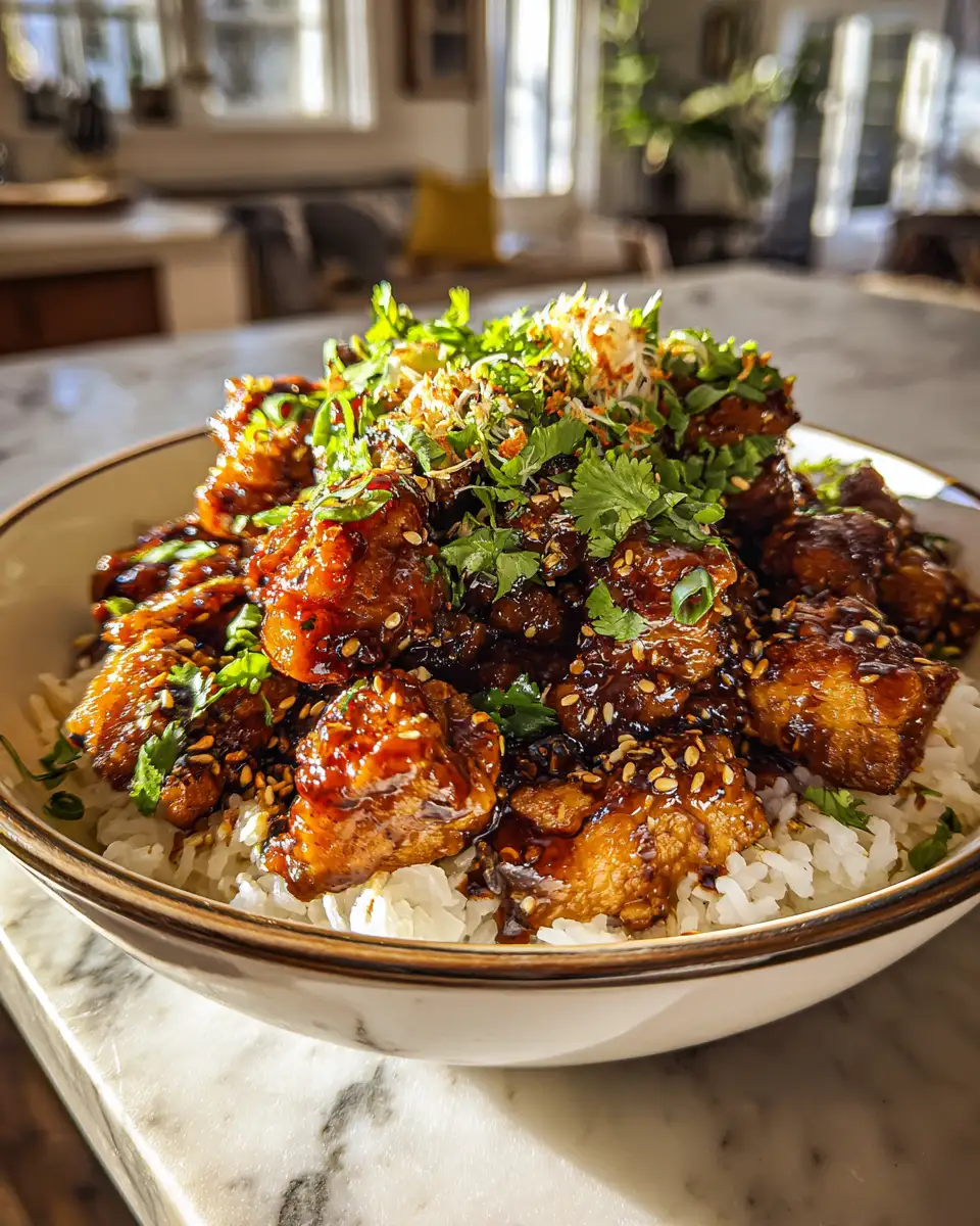 Sticky Chicken Rice Bowls: A Flavorful Fusion Adventure - Featured Image