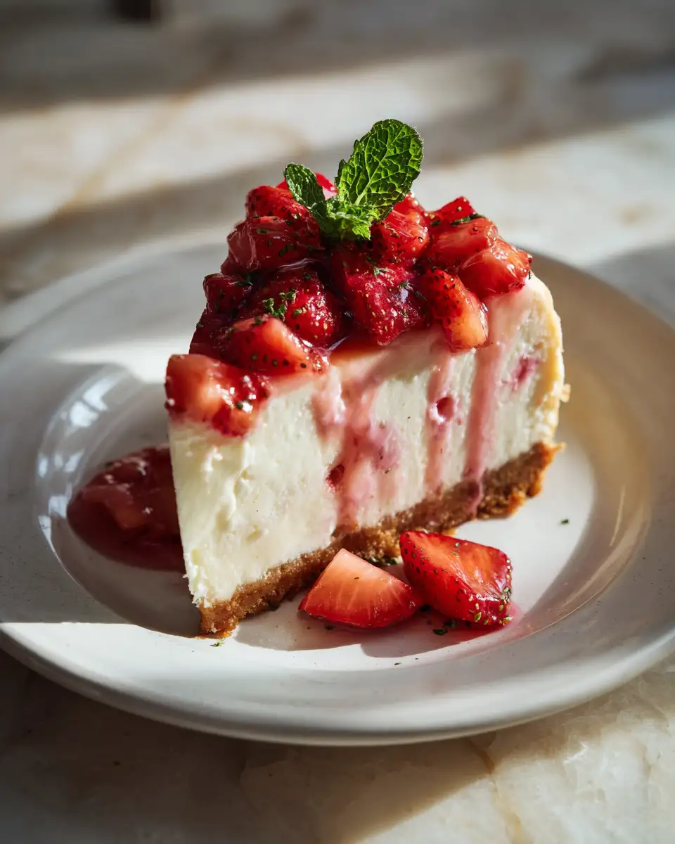 Effortless Strawberry Cheesecake Bliss - Featured Image
