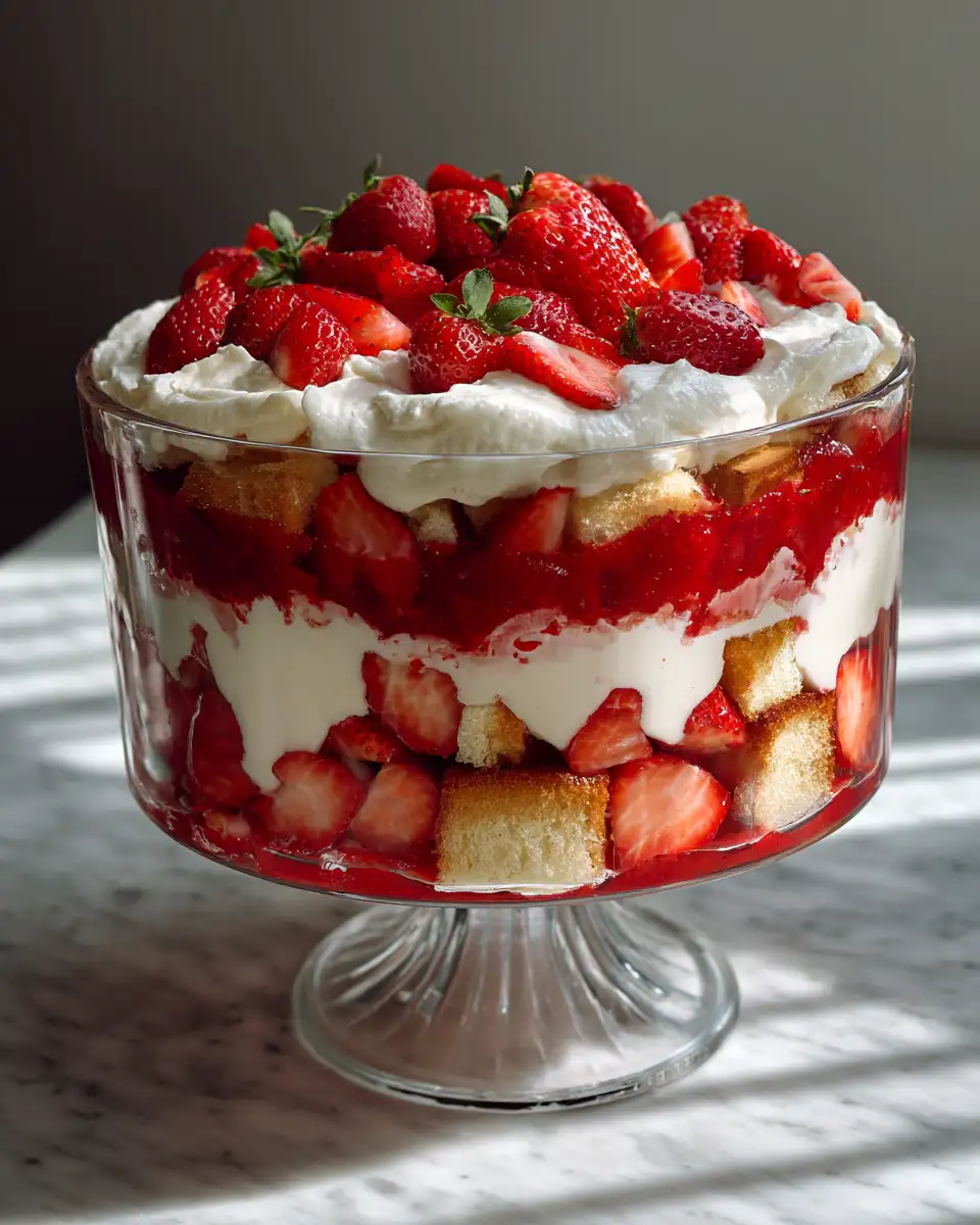 Layers of Love: The Ultimate Strawberry Cheesecake Trifle Experience - Featured Image