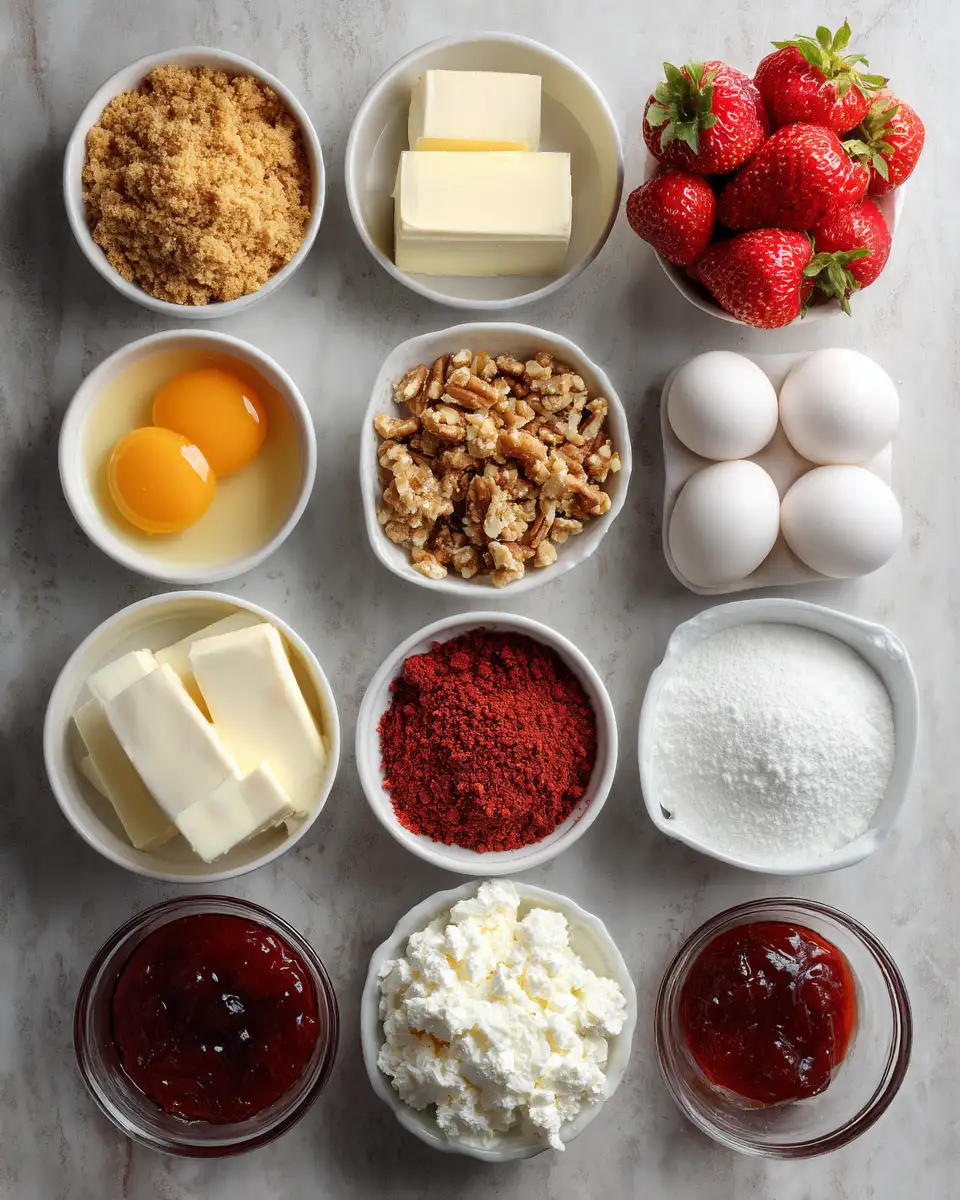 Irresistible Strawberry Crunch Cheesecake Delight 4 Ingredients for Irresistible Strawberry Crunch Cheesecake Delight